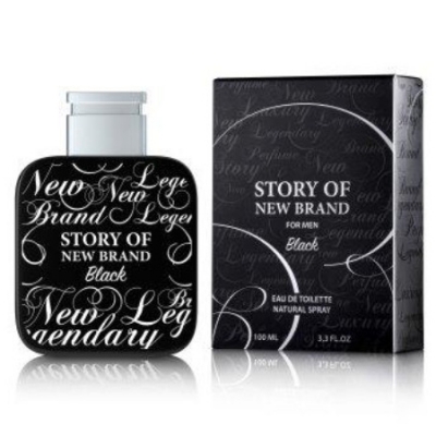 New Brand Story Black - Eau de Toilette para hombre 100 ml